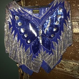 Vintage butterfly top